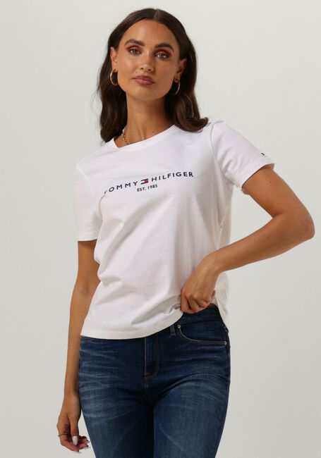 TOMMY HILFIGER T-shirt HERITAGE HILFIGER C-NK REG TEE en blanc - large