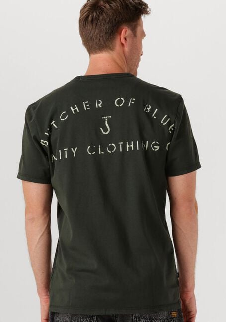 Donkergroene BUTCHER OF BLUE T-shirt ARMY QCC TEE - large