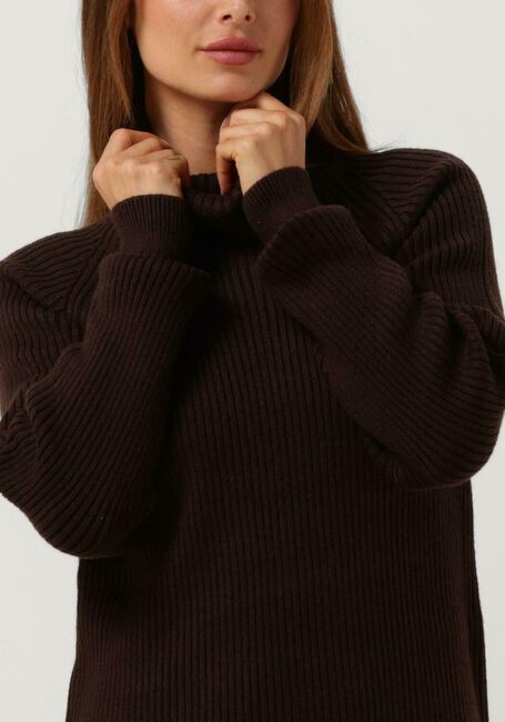 MINUS Mini robe AVA KNIT TURTLENECK DRESS en marron - large