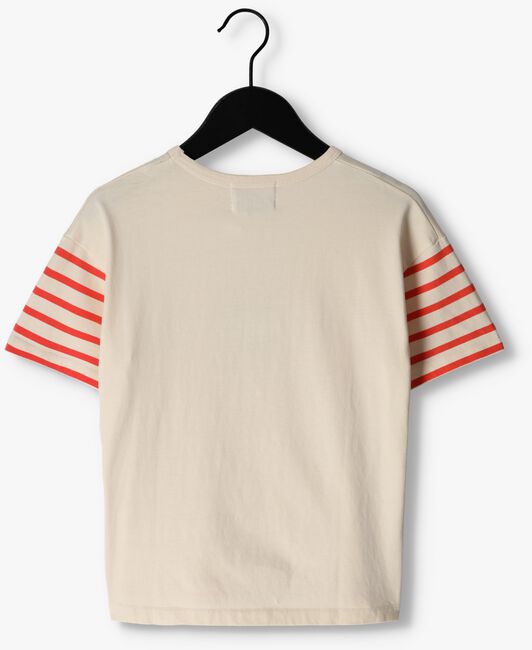 WANDER & WONDER T-shirt STRIPED TEE en rouge - large