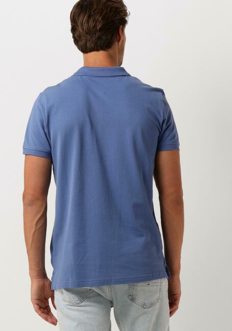 TOMMY JEANS Polo TJM SLIM PLACKET POLO en bleu - large