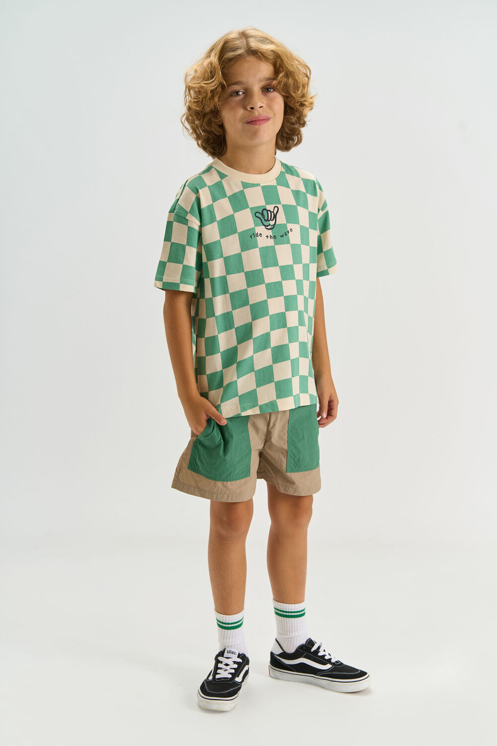 THE NEW T-shirt TNTIAGO en vert - large