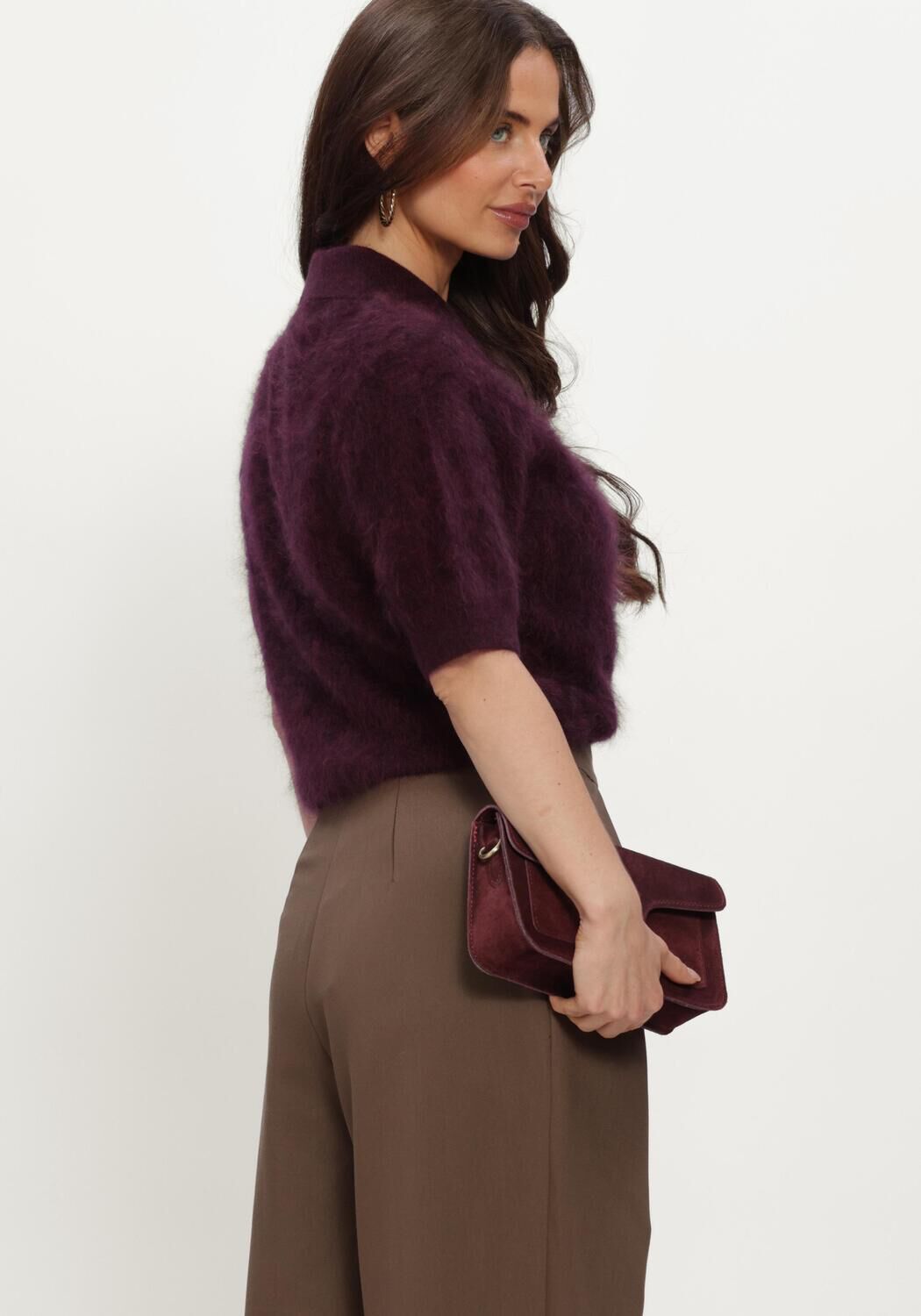 LINA LOCCHI Pull LL-BETTY Bordeaux - large