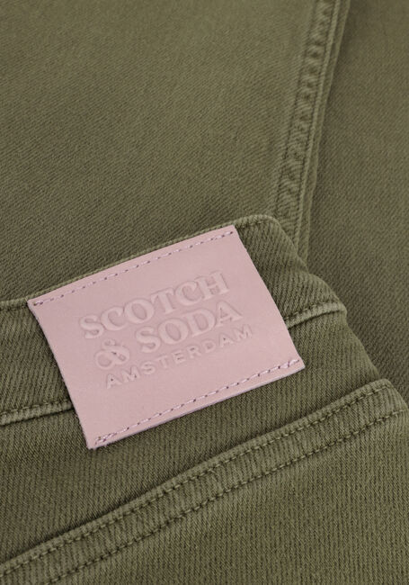 SCOTCH & SODA Skinny jeans HAUT SKINNY JEANS - GARMENT DYED COLOURS Olive - large