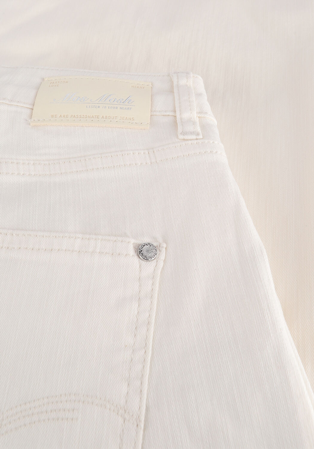 MOS MOSH Wide jeans REEM SPRING JEANS Blanc - large