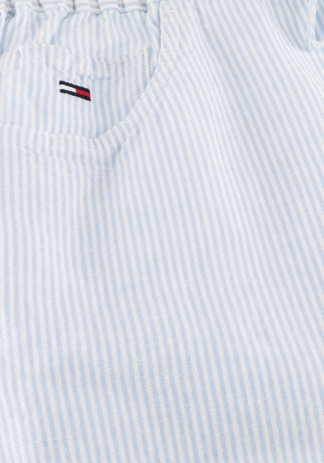 Lichtblauwe TOMMY JEANS Korte broek TJW ESSENTIAL LINEN SHORTS - large