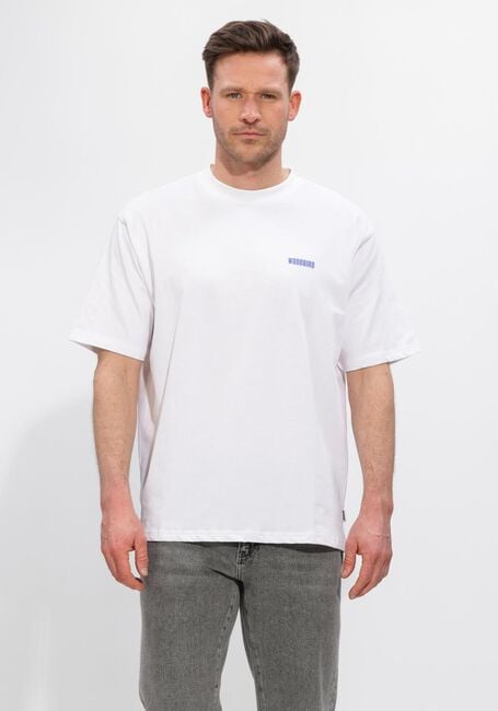 Witte WOODBIRD T-shirt WBBAINE SEA TEE - large