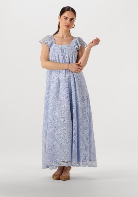 LOLLYS LAUNDRY Robe maxi MILANLL MIDI DRESS SL Bleu clair - large