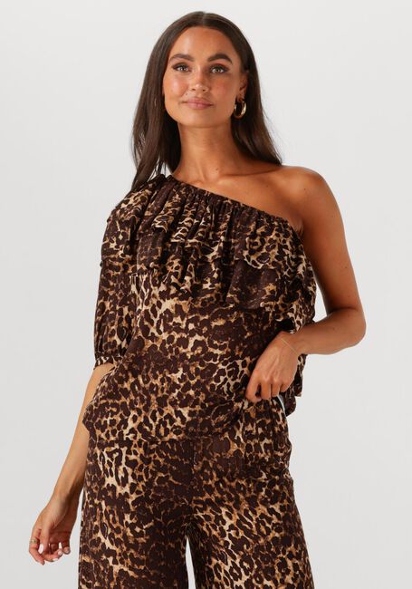 HARPER & YVE Haut ROSIE-SS en marron - large