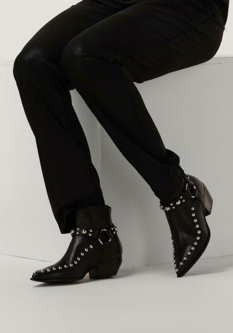 Zwarte ELENA IACHI Enkellaarsjes E3531 - large