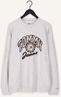 TOMMY JEANS Chandail TJM COLLEGE ARCHIVE CREW Gris clair TOMMY JEANS Chandail TJM COLLEGE ARCHIVE CREW Gris clair - medium