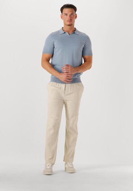 SAINT STEVE Polo SEAN Bleu clair - large