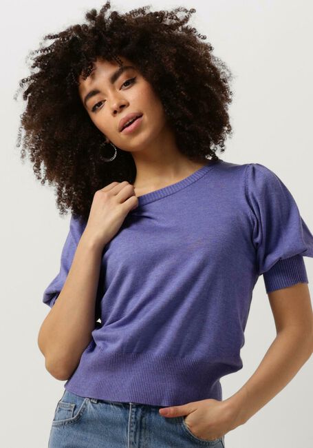 MINUS T-shirt LIVA KNIT TEE en violet - large