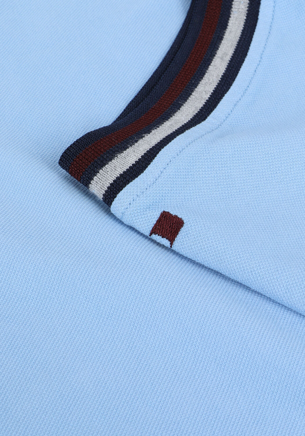 Lichtblauwe GENTI Polo J5015-1212 - large