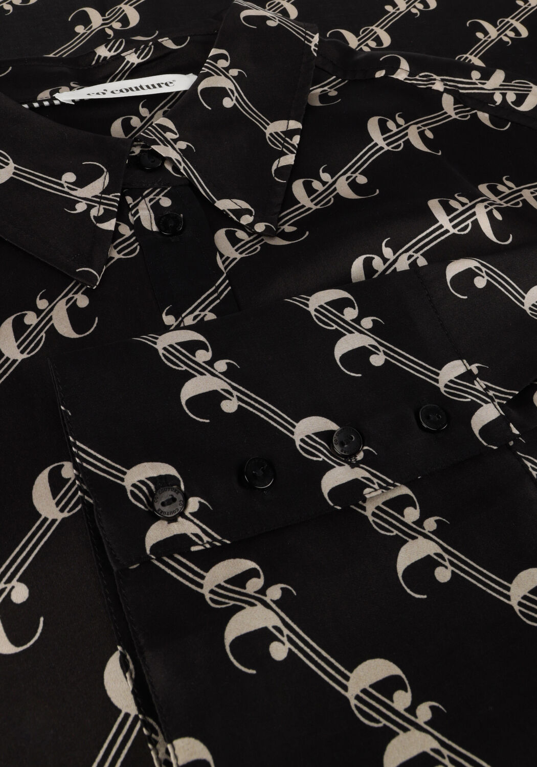 CO'COUTURE LOGO OVERSIZED SHIRT Blouses en noir - large