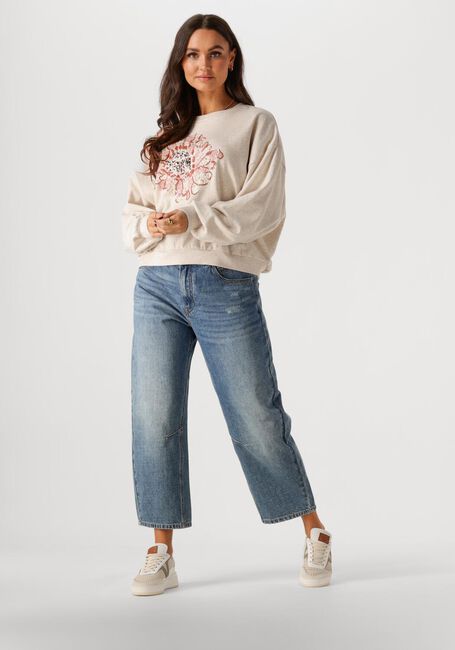 SUMMUM Chandail LONGSLEEVE EMBELLISHED SWEATSHIRT en beige - large