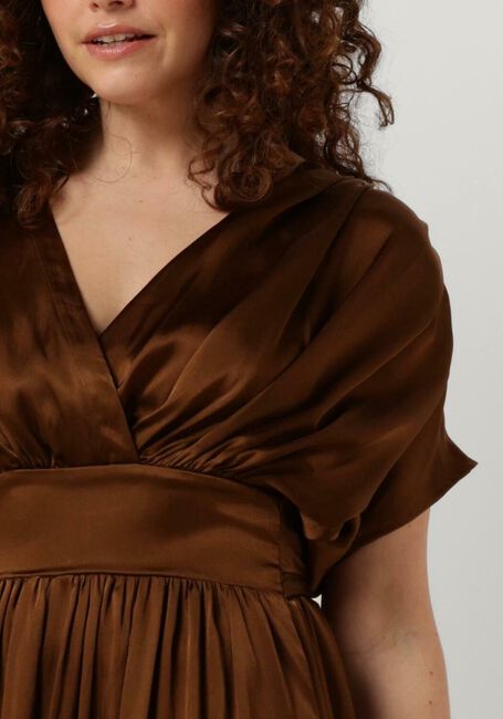 SEMICOUTURE Robe maxi BLONDIE en marron - large