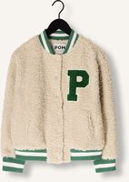 POM AMSTERDAM Jack JACKET - TEDDY BASEBALL ECRU Écru POM AMSTERDAM Jack JACKET - TEDDY BASEBALL ECRU Écru - medium