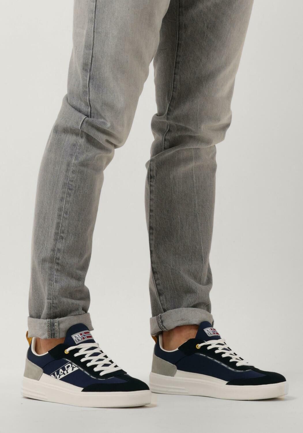 Blauwe NAPAPIJRI Sneakers BARK - large