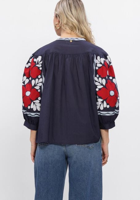 ANTIK BATIK OXO BLOUSE Blouses Bleu fonc&eacute; - large