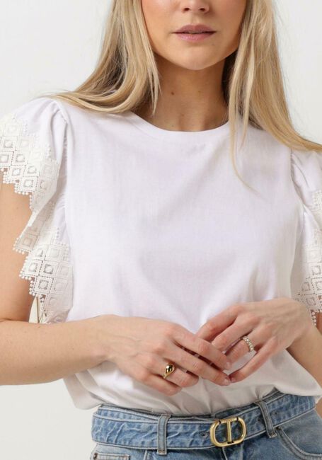 TWINSET MILANO T-shirt KNITTED BLOUSE en blanc - large