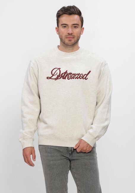 Ecru DSTREZZED Sweater DS_NIKOL CREW - large