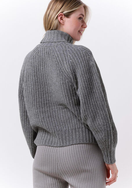 Grijze ESM&Eacute; STUDIOS Coltrui HOPE ROLL NECK LOOSE KNIT - large