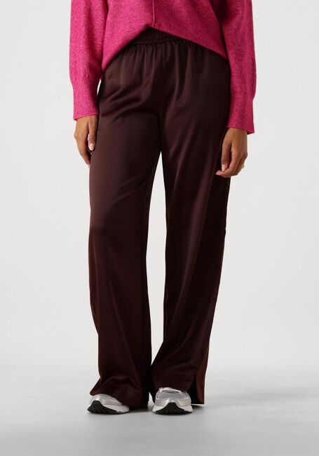 Y.A.S. Pantalon large YASPELANA HW PANT en marron - large