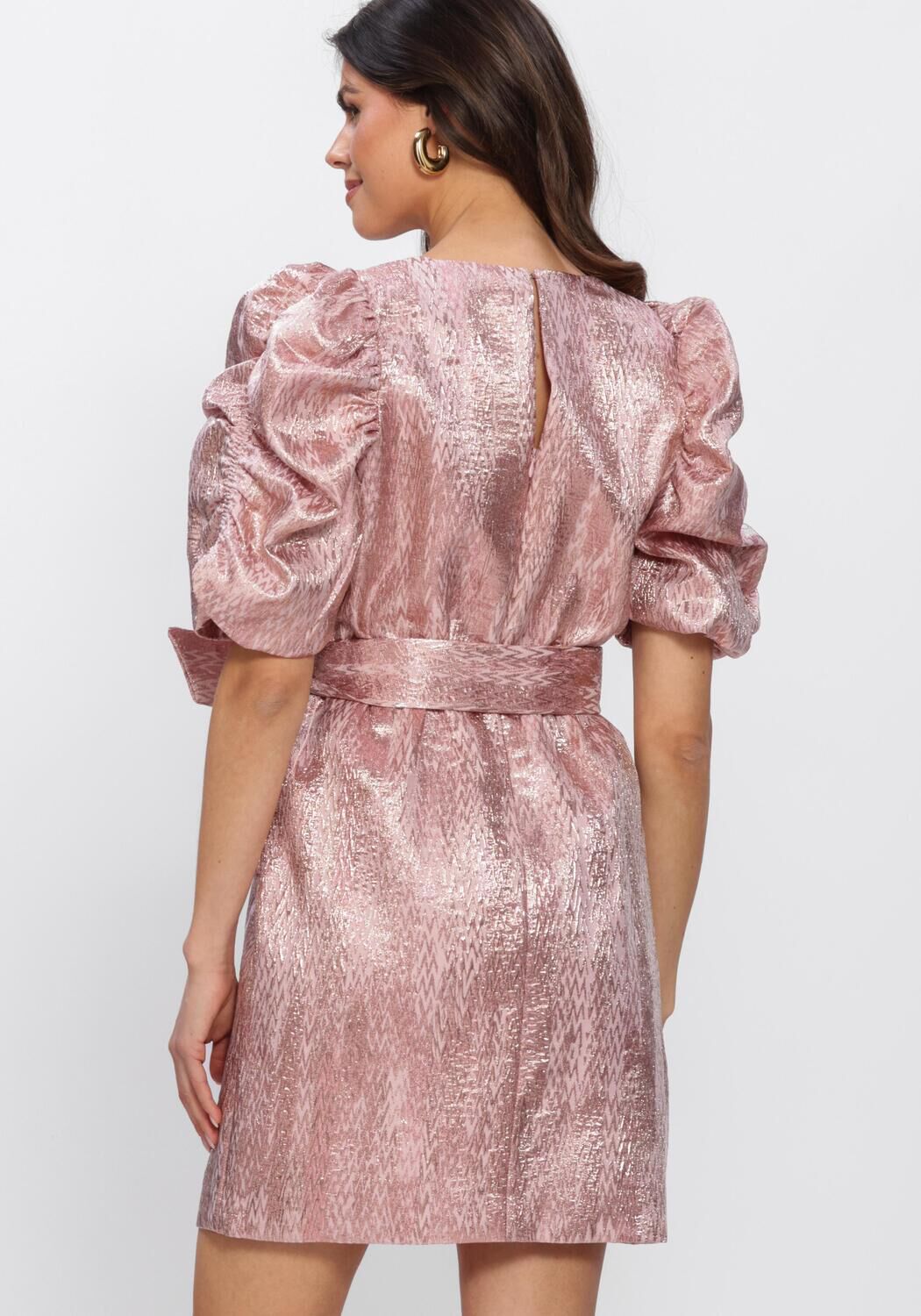 FREEBIRD Mini robe F-WV-JAQUARD-FANTASY-26-1 en rose - large