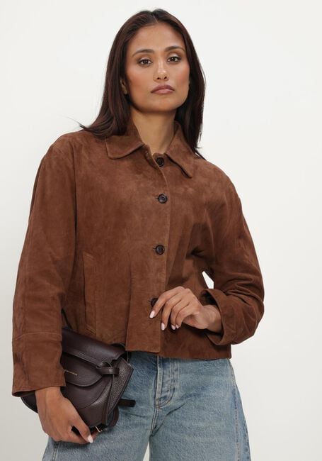 Bruine STUDIO AR Jack ELAINE GOAT SUEDE - large
