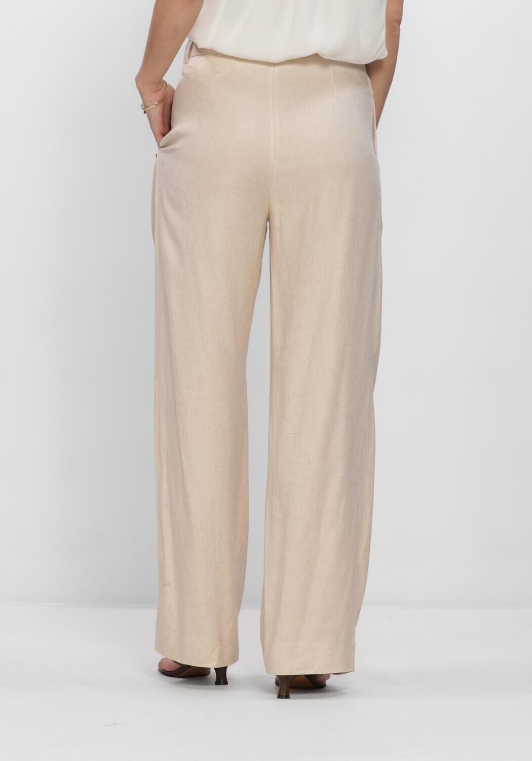 Beige MOS MOSH Broeken/jumpsuits MMISSA COLEEN PANT - large