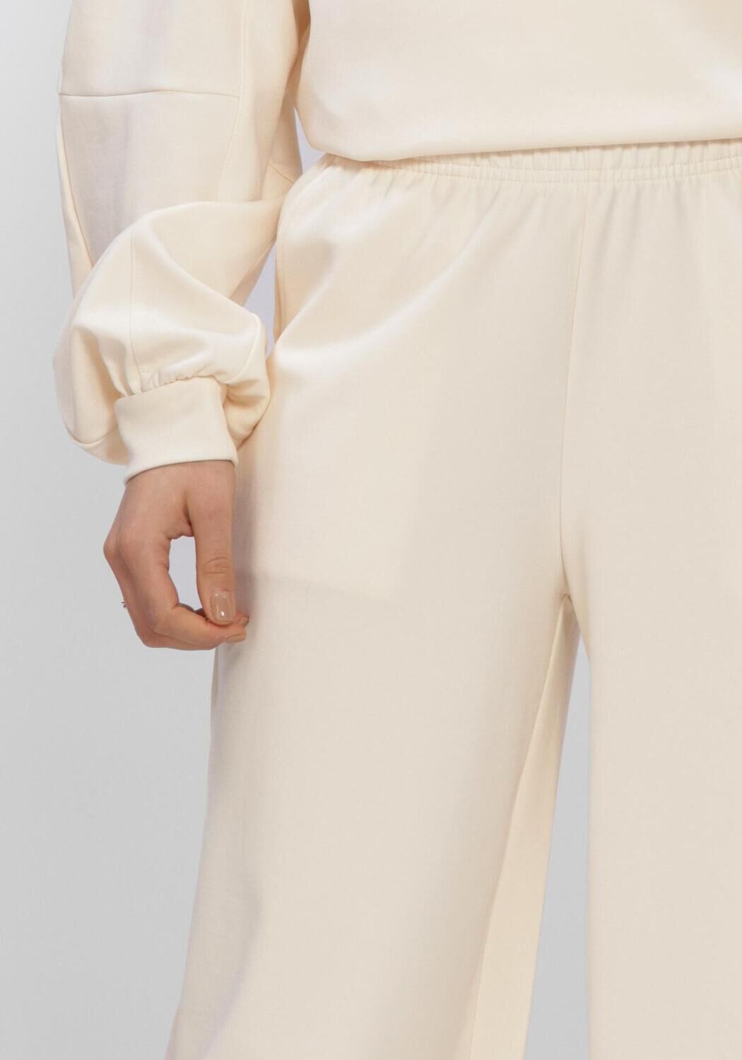 Creme ALIX THE LABEL Broeken/jumpsuits LADIES KNITTED BALLOON SWEAT PANTS - large