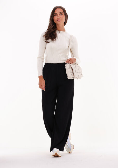 Creme SELECTED WOMEN Trui LYDIA NEW RIB LS KNIT O-NECK B - large