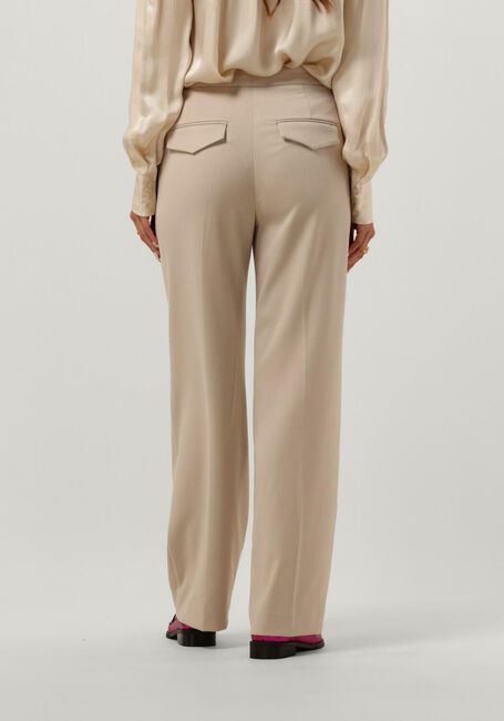 Beige SECOND FEMALE Pantalon KALEEM STRAIGHT TROUSERS - large