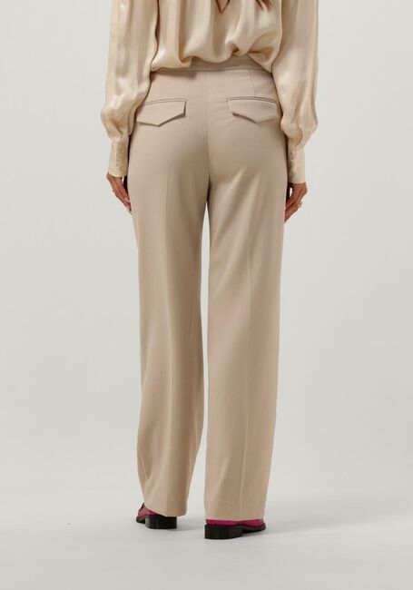 SECOND FEMALE Pantalon KALEEM STRAIGHT TROUSERS en beige - large