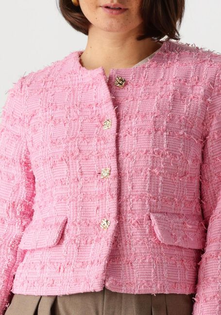 Roze CO'COUTURE Blazer CALACC CHECK BOUCLE JACKET - large