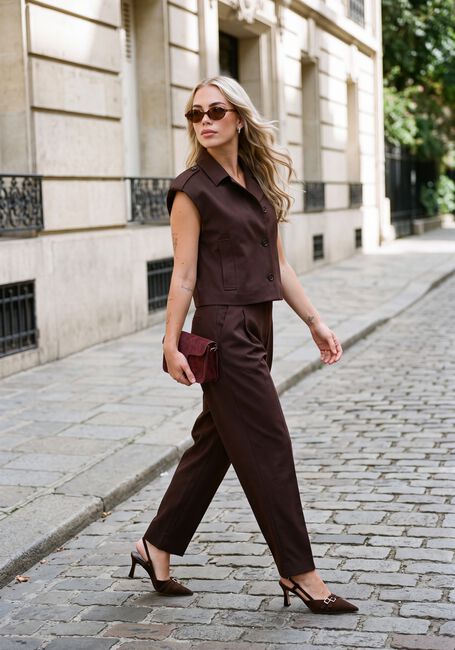 BRUUNS BAZAAR RUBYSUSBBJONAT PANTS Pantalons en marron - large