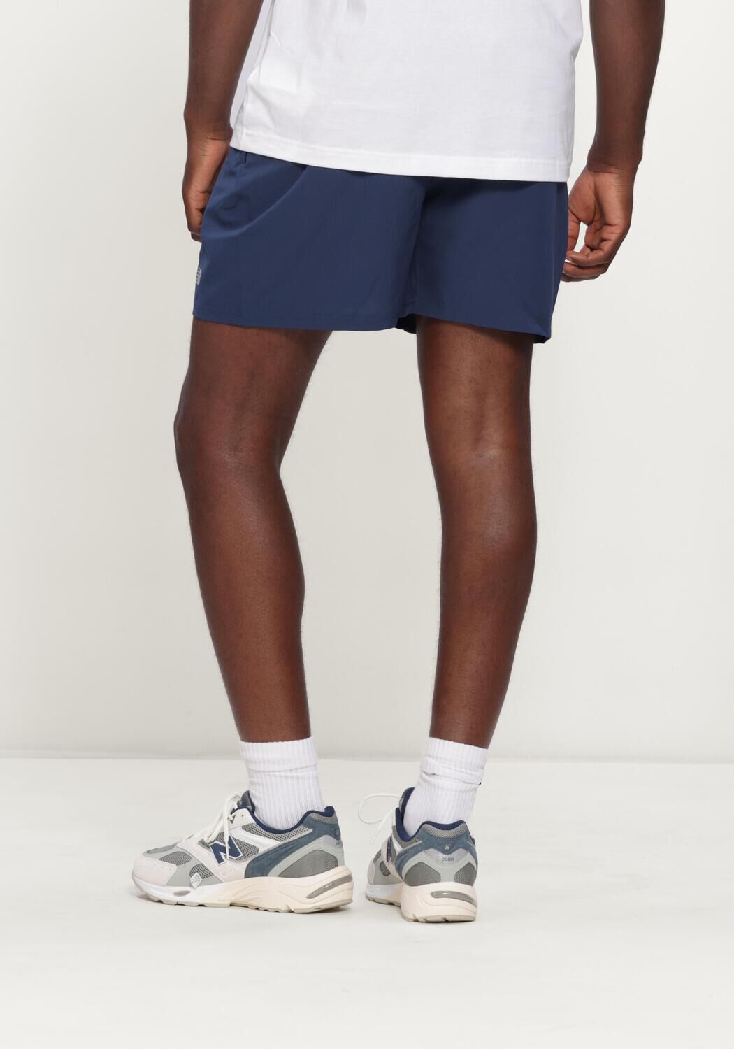 Donkerblauwe NEW BALANCE Korte broek SE SH 5 IN - large