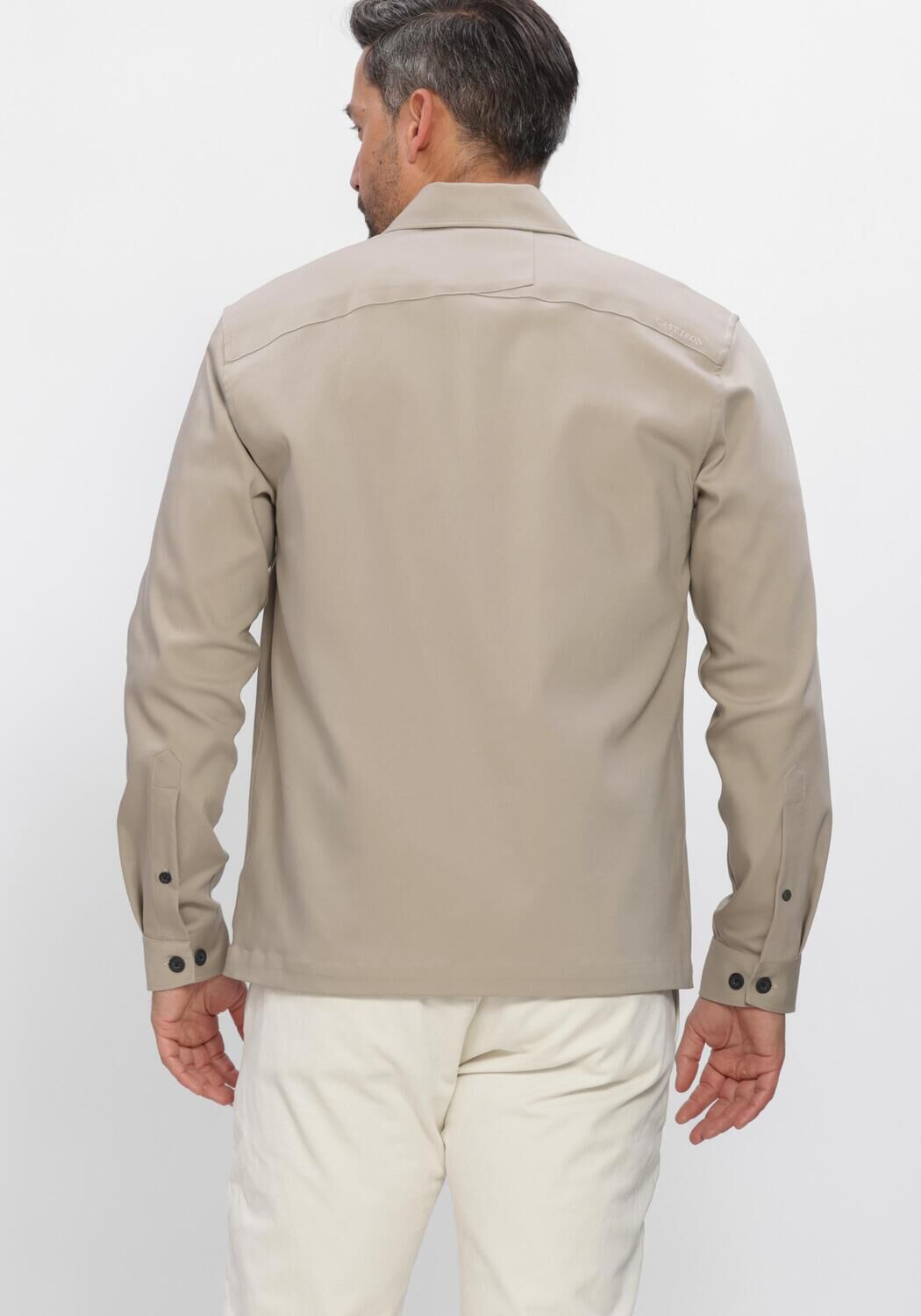 Beige CAST IRON  CF SMART SHIRTJACKET - large