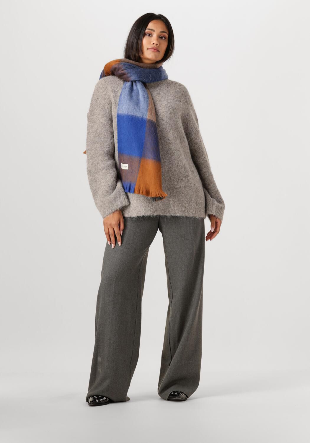 ALPACA LOCA BLOCKED SCARF Foulard en multicolore - large