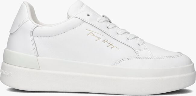Witte TOMMY HILFIGER Lage sneakers TH SIGNATURE LEATHER - large