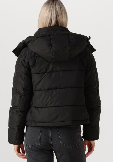 CALVIN KLEIN Veste matelassé MATTE MONOLOGO MW SHORT PUFFER en noir - large