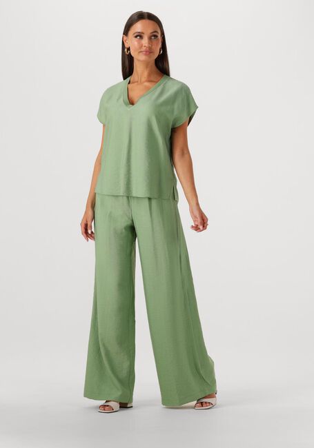 ACCESS Pantalon large 53-5000-396 en vert - large