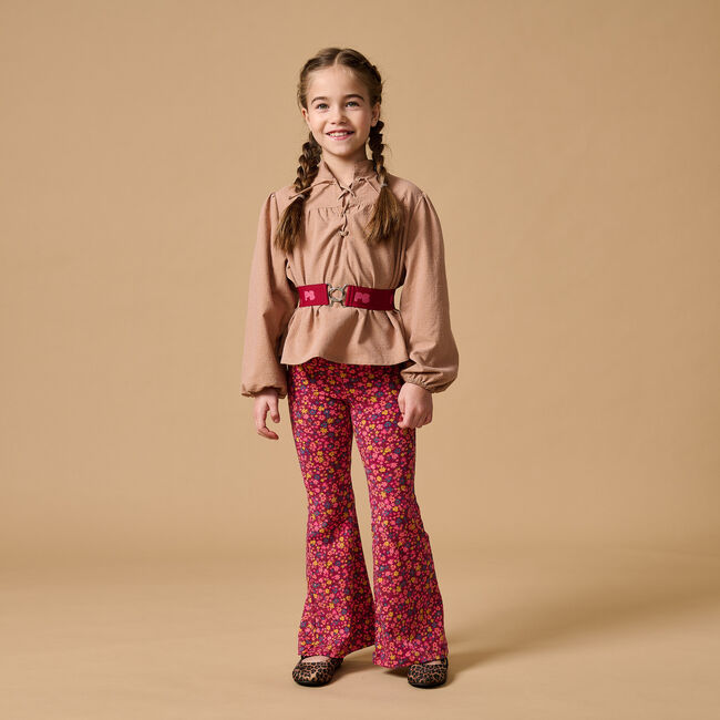 Camel PETIT BLUSH  ELLA BLOUSE - large