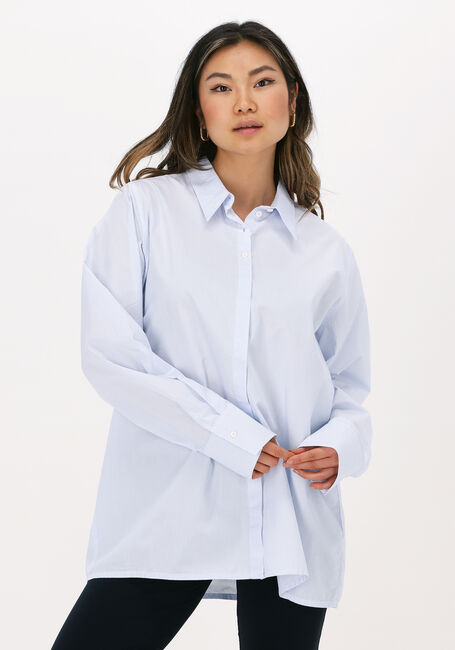 Blauwe PENN & INK Blouse SNNF1062 - large