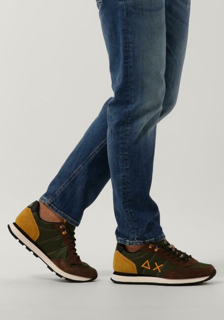 SUN68 Baskets basses TOM GOES CAMPING en vert - large