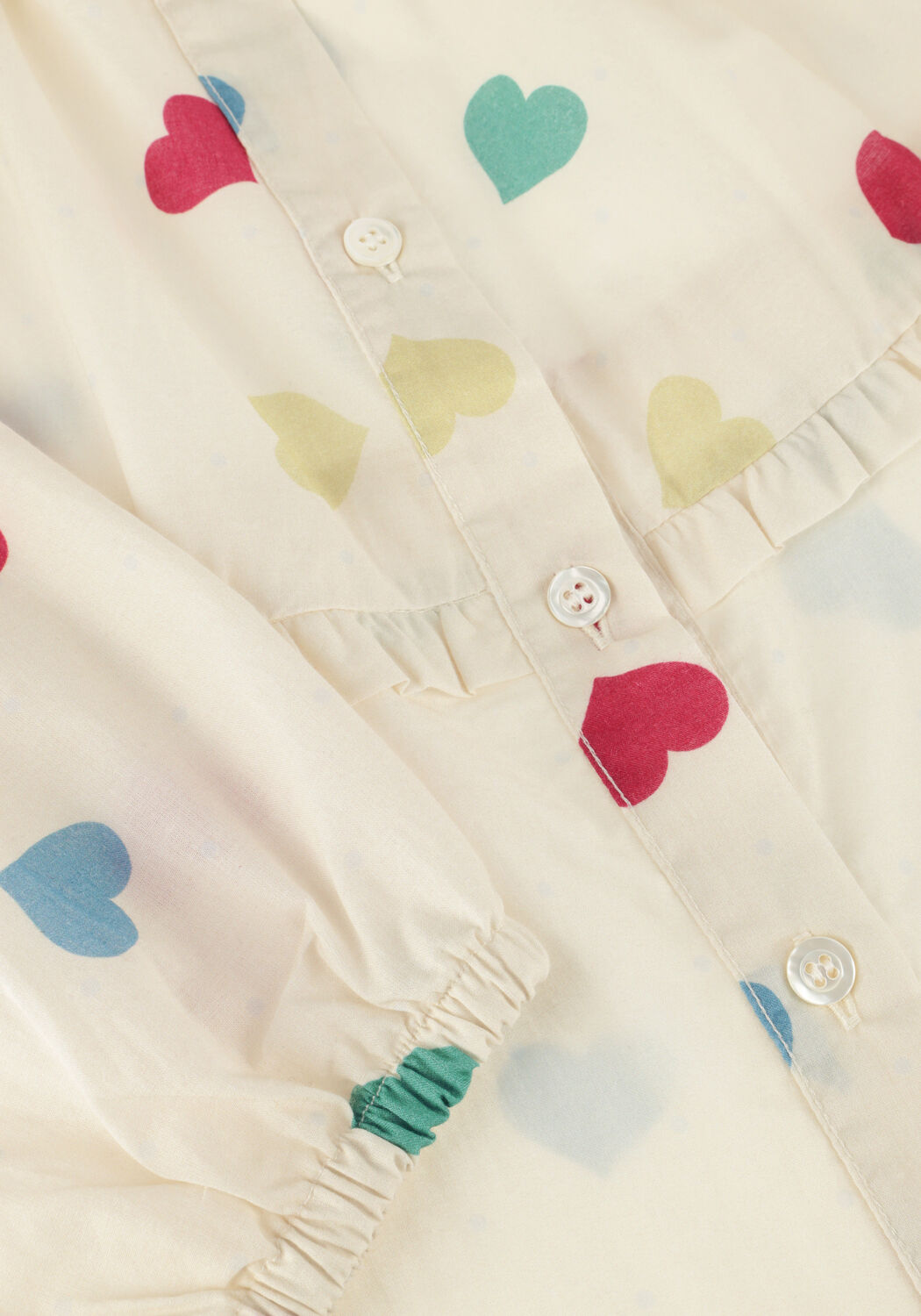 Multi CALL ME FRANKIE  HEART BLOUSE - large