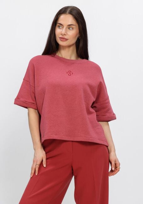 SUMMUM TOP SHORT SLEEVE SWEAT Hauts & T-shirts en rouge - large