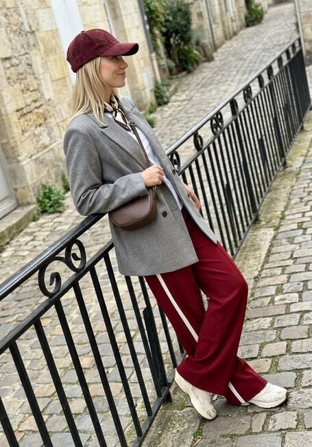 NOTRE-V Pantalon large NV-GITA Bordeaux - large