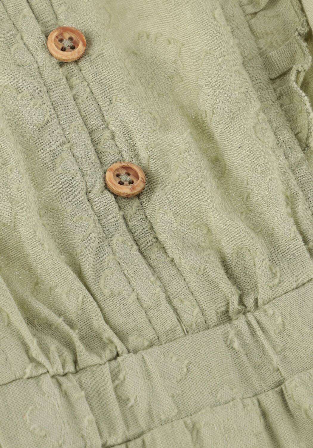 Groene DAILY7 Mini jurk DRESS STRUCTURE - large